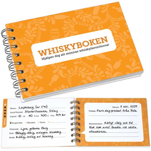 Kom ihåg bok - Öl, Vin & Whisky, Whiskyboken