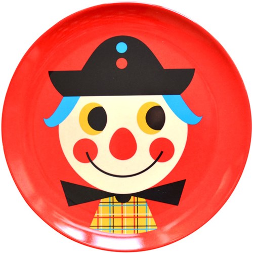 Melamintallrik - Djur, Clown