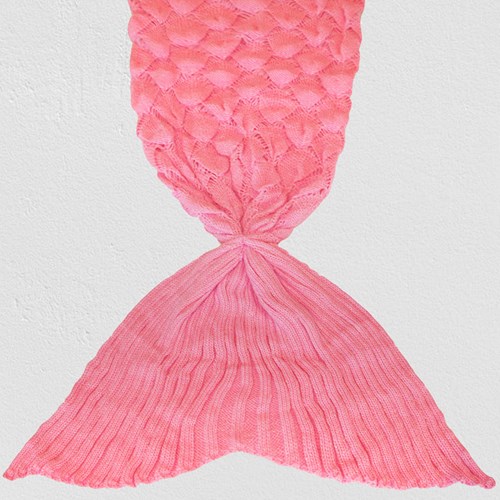 Sjöjungfru-filt - Mermaid Blanket, Rosa