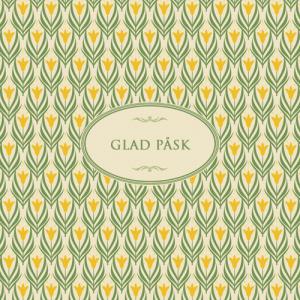 Kort "Glad Påsk"