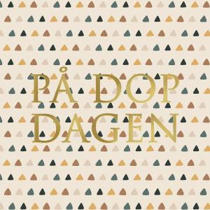 Kort På Dopdagen (flerfärgat