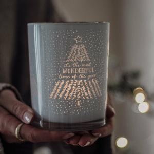 Ljuslykta Its the most wonderful time - Majas lyktor/ Barncancerfonden