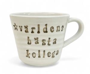 Mugg Världens bästa kollega - Puss Puss Company