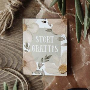 Kort "Stort Grattis"