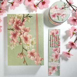Presentset Körsbärsblomma (Anteckningsbok