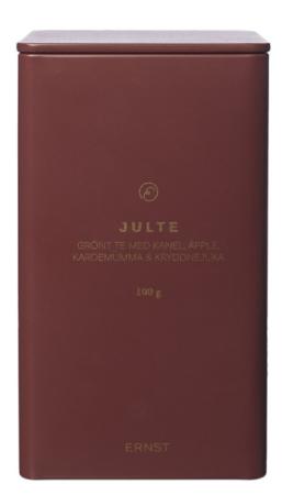 Julte i plåtburk (röd) - Ernst Kirchsteiger