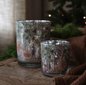 Ljuslykta Christmas Ornaments - Majas lyktor/ Barncancerfonden