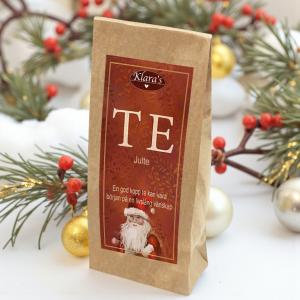 Te "Julte" med tomtemotiv - Klaras Goda Presenter