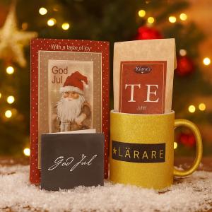 Presentset God Jul Lärare (praliner