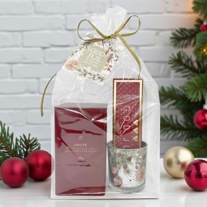 Presentset God Jul i cellofan (Te