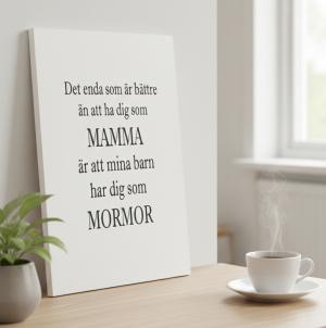 Tavla "Mamma och Mormor"