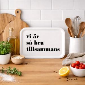 Bricka "Vi är så bra tillsammans" (27x20cm)