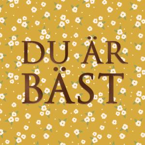 Kort Du är bäst (flerfärgad