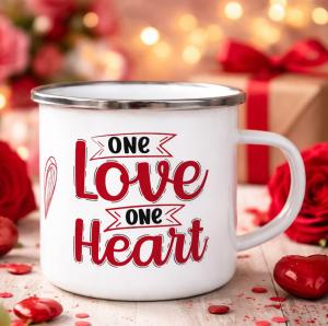 Mugg "One love One Heart" - Presenteriet