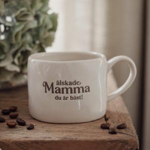 Mugg Älskade Mamma - Majas lyktor/ Barncancerfonden