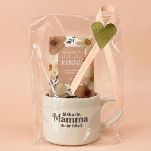 Presentset Mugg Mamma & karameller i cellofan - Presenteriet