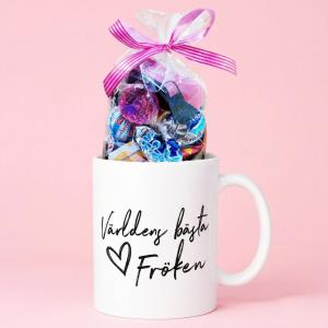 Mugg Världens bästa Fröken med godis - Presenteriet